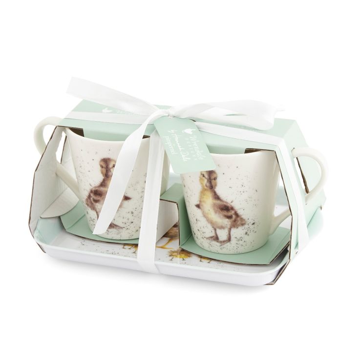 Royal Worcester Wrendale Designs - Lovely Mum Duck Mug & Tray Gift Set