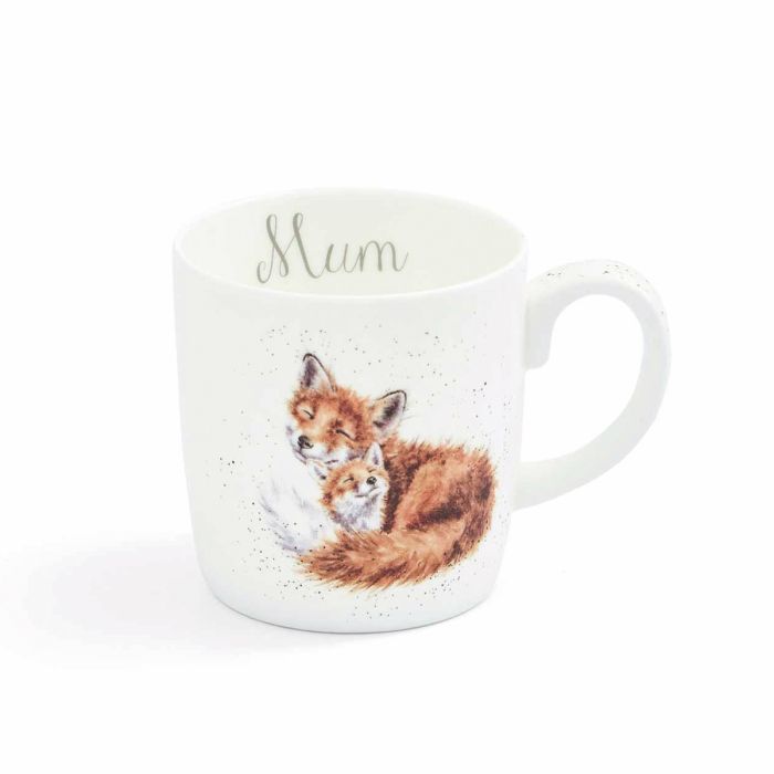 Mum mug with fox design by Wrendale Designs from Noble House Gifts and Hampers