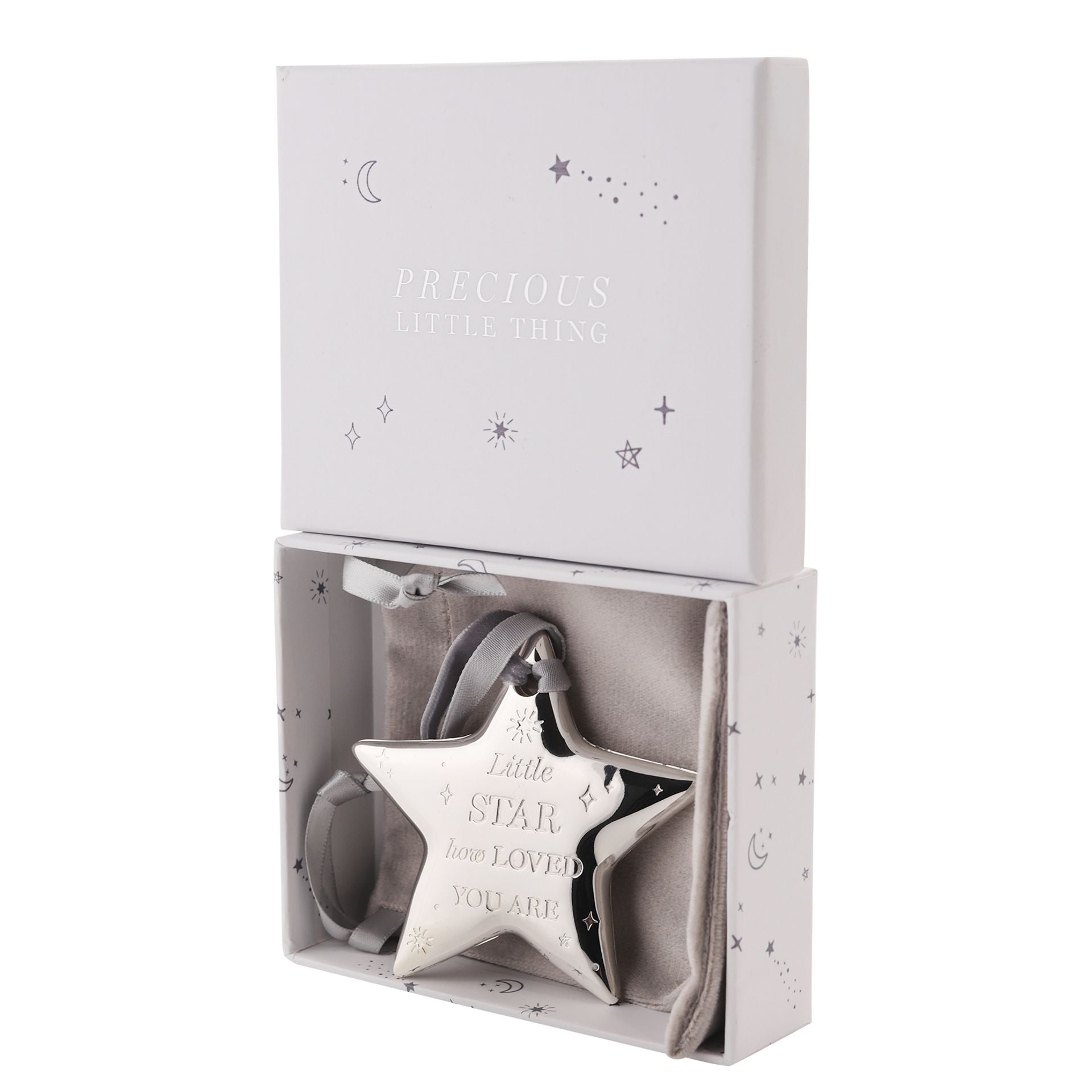 Bambino Silver Plated Star Plaque