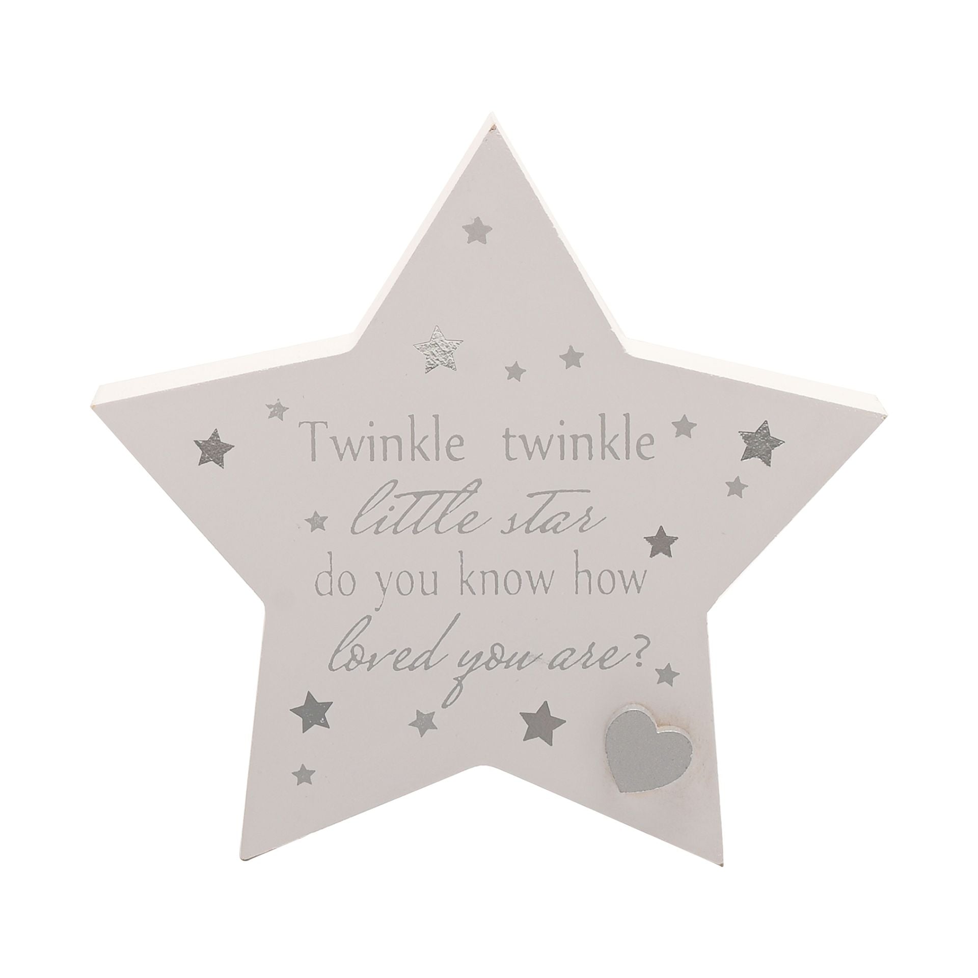 Twinkle Twinkle Star Mantel Plaque