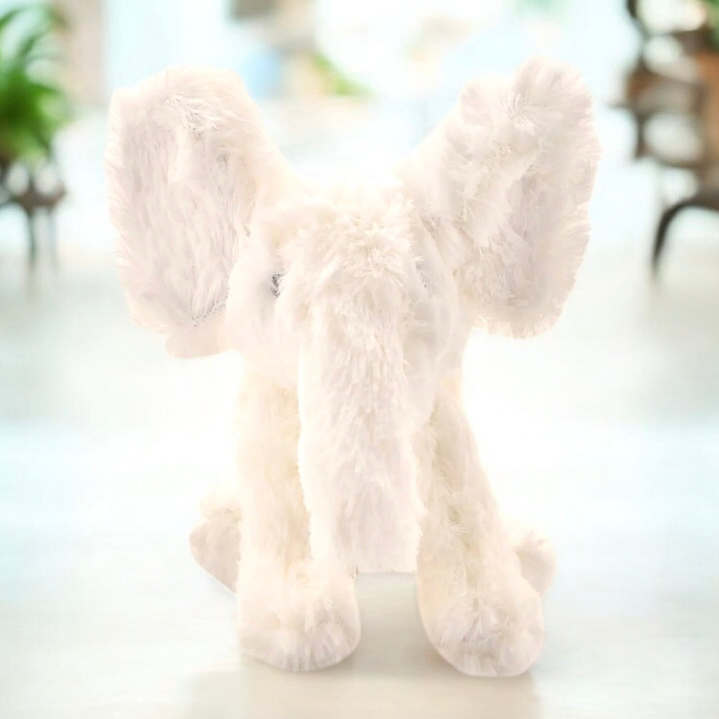 Bambino White Plush Elephant Small 13cm