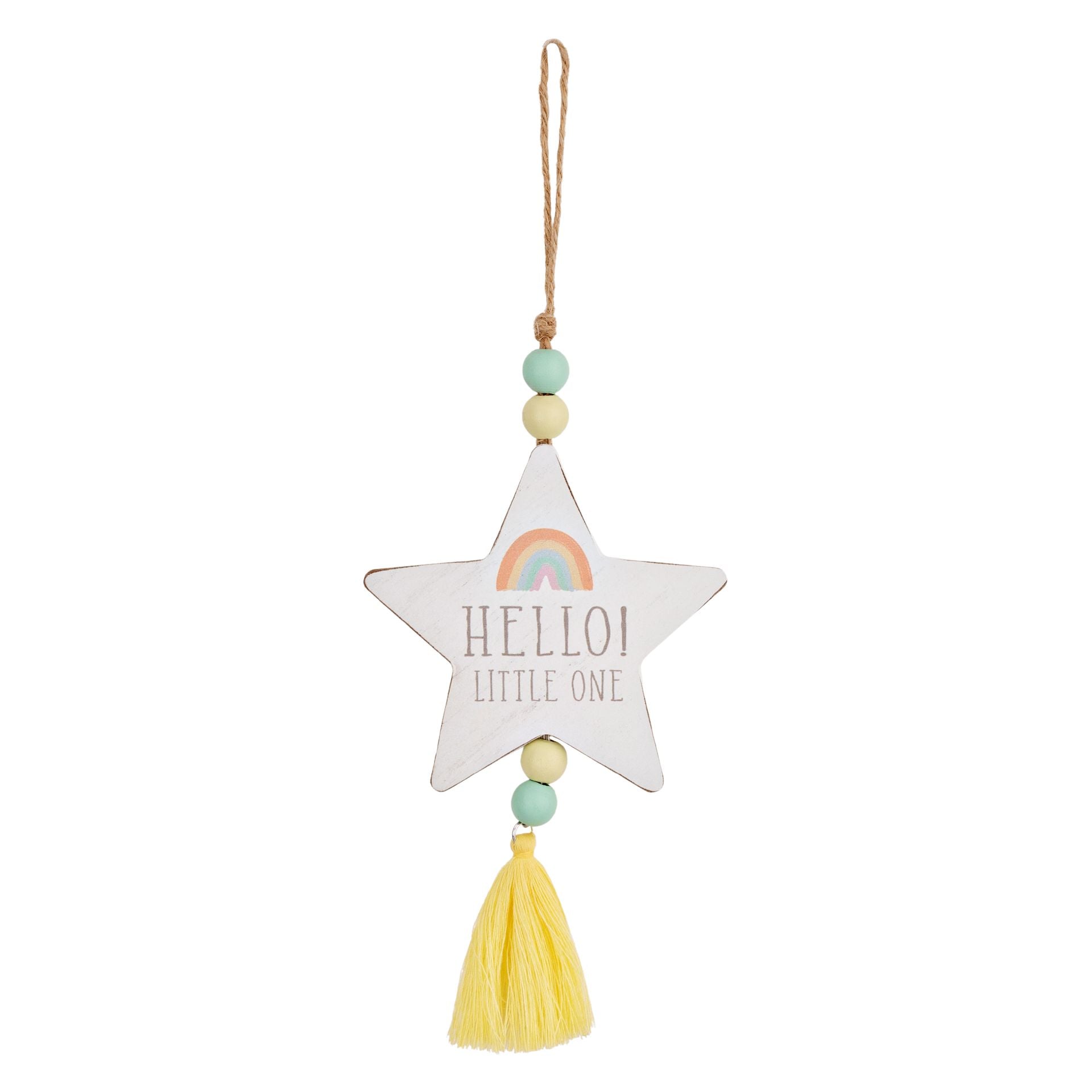 Petit Cheri Star Plaque "Hello Little One"