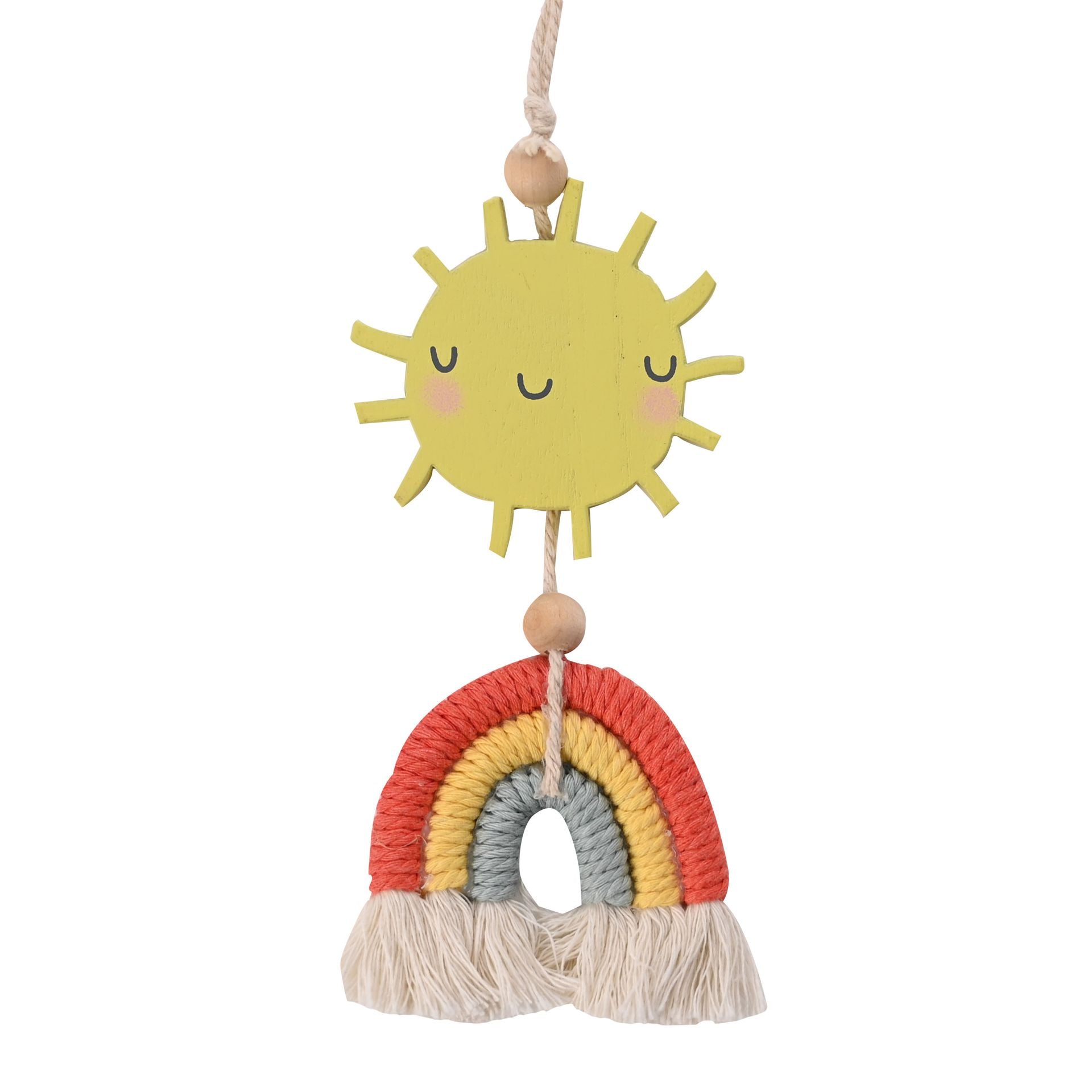 Petit Cheri Sunshine & Rainbow Hanging Decoration