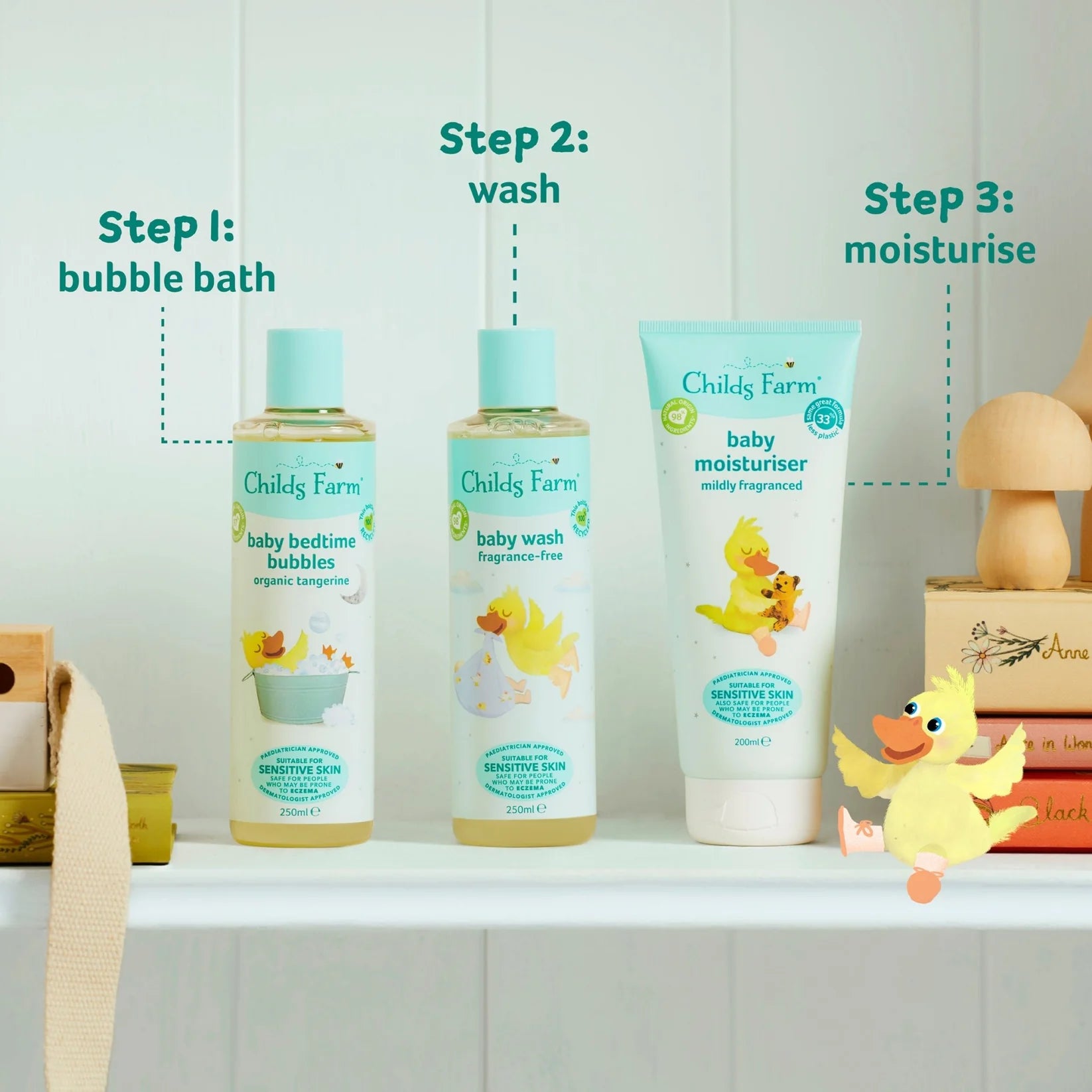 Childs Farm - Baby Wash Fragrance Free 250ml