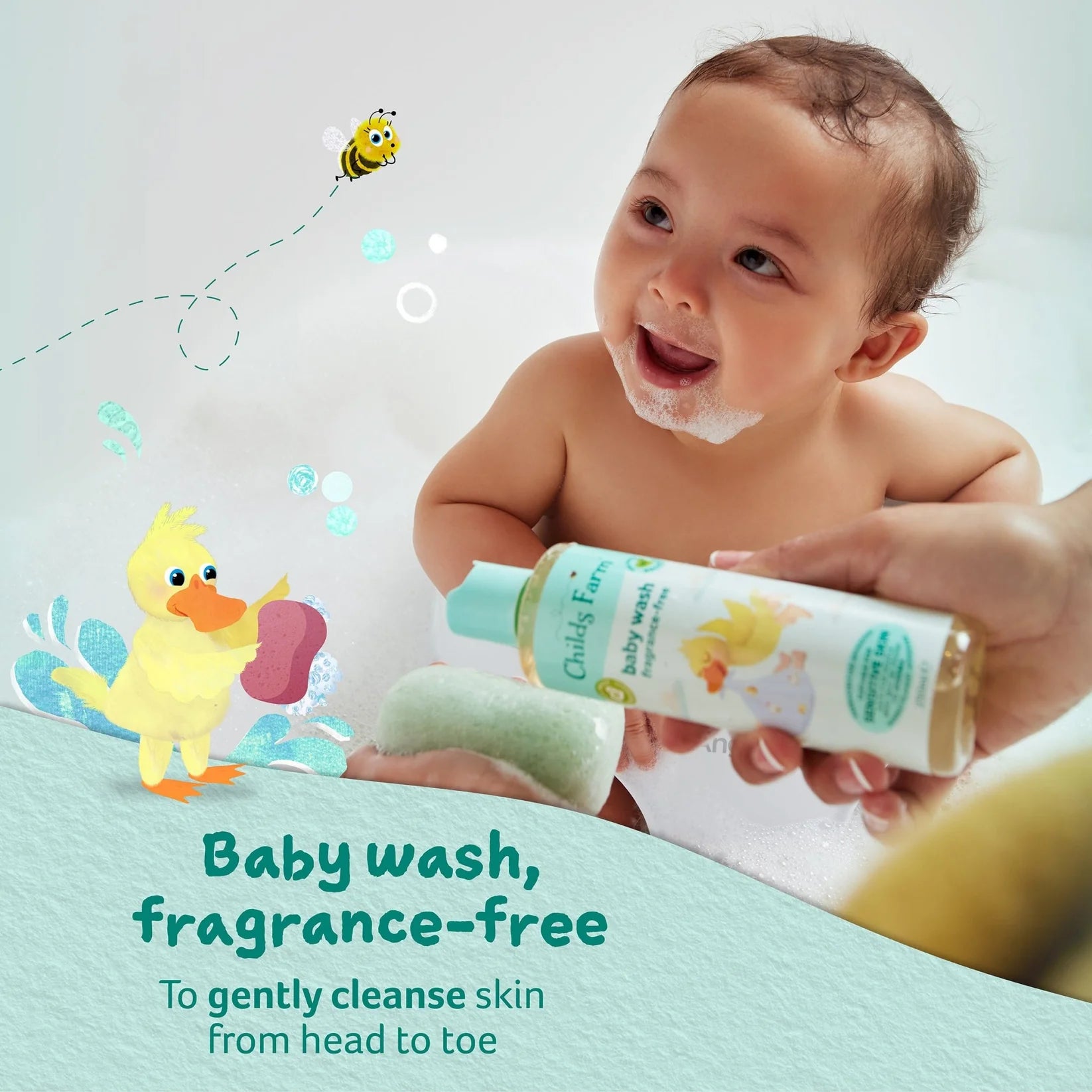 Childs Farm - Baby Wash Fragrance Free 250ml