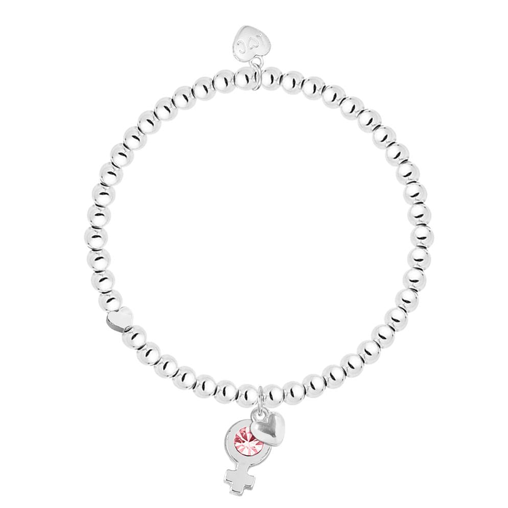 Life Charms - Baby Girl Silver Bracelet