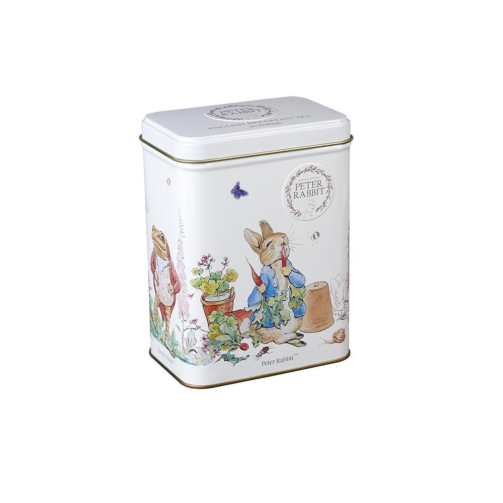 Beatrix Potter Peter Rabbit Portrait Tea Tin with 40 English Breakfast Teabags