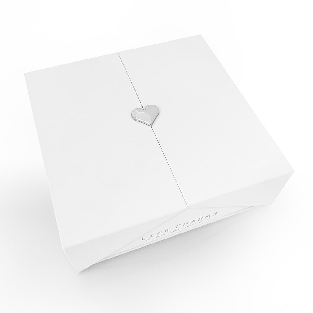 Life Charms - New Mum - Hearts Charm Bracelet in Flower Box