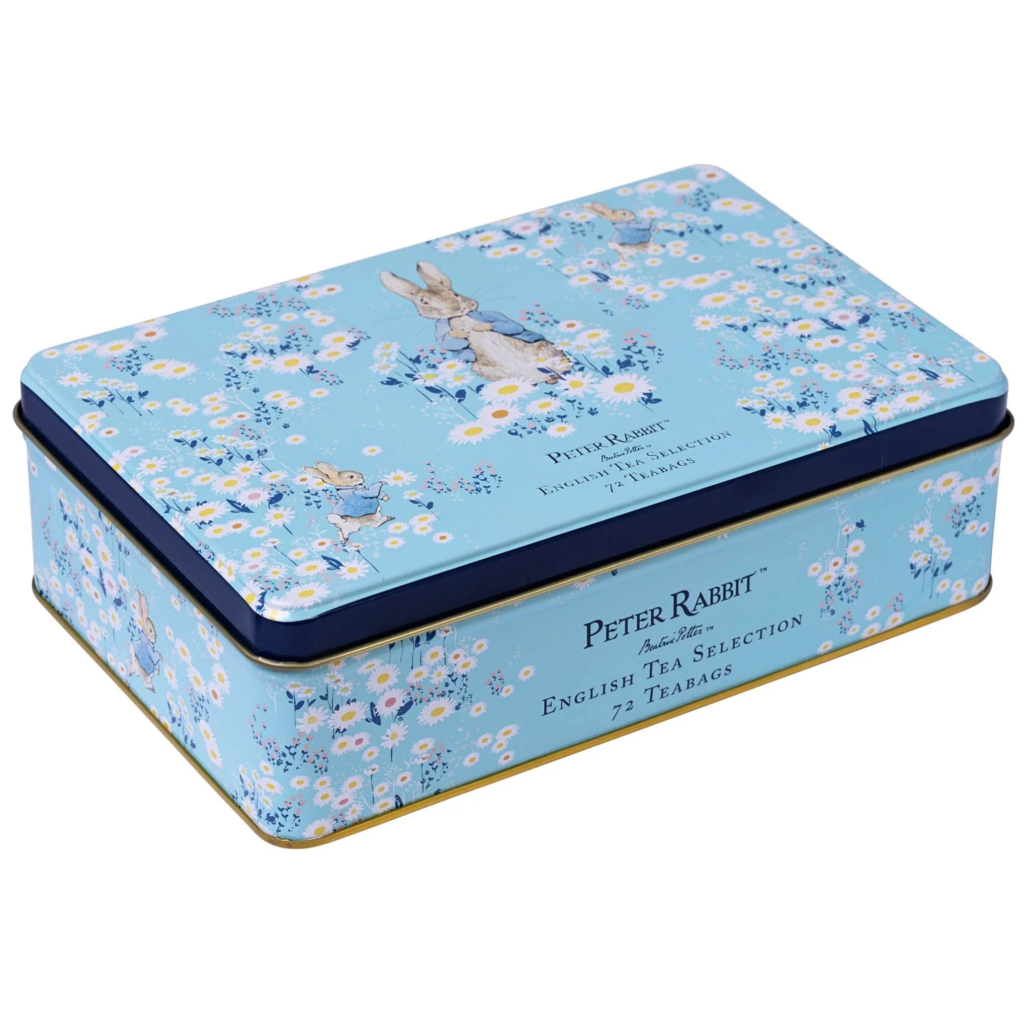 Beatrix Potter Peter Rabbit Daisies Tea Selection Tin Gift