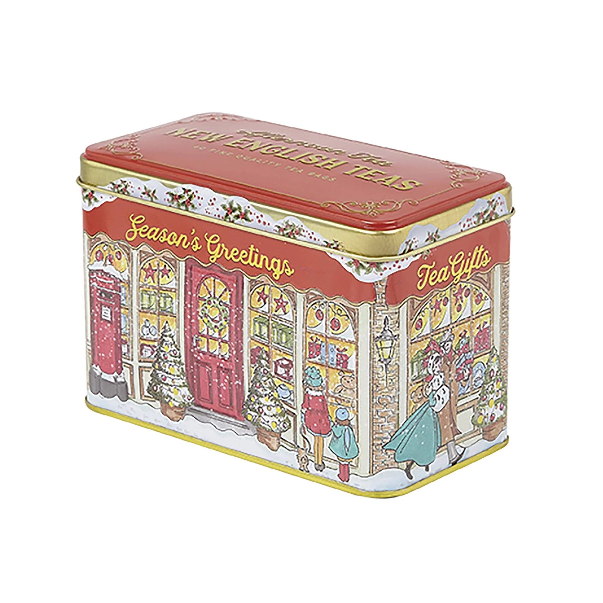 Season's Greetings Christmas Tea Tin