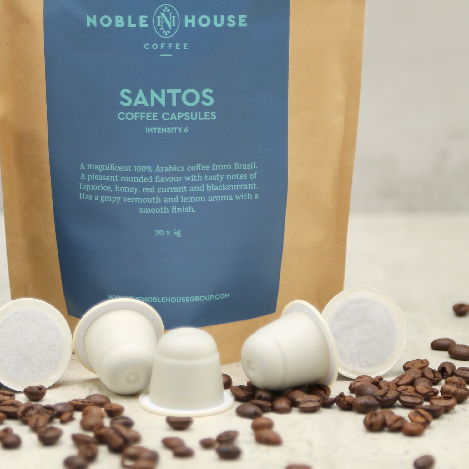 Santos 100% Arabica Coffee Pods