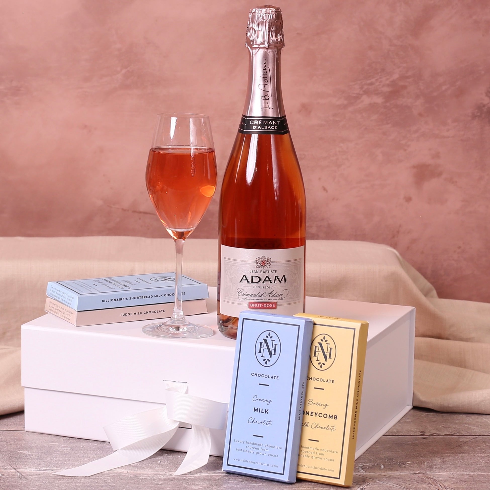 Sparkling Rosé and Chocolate Hamper