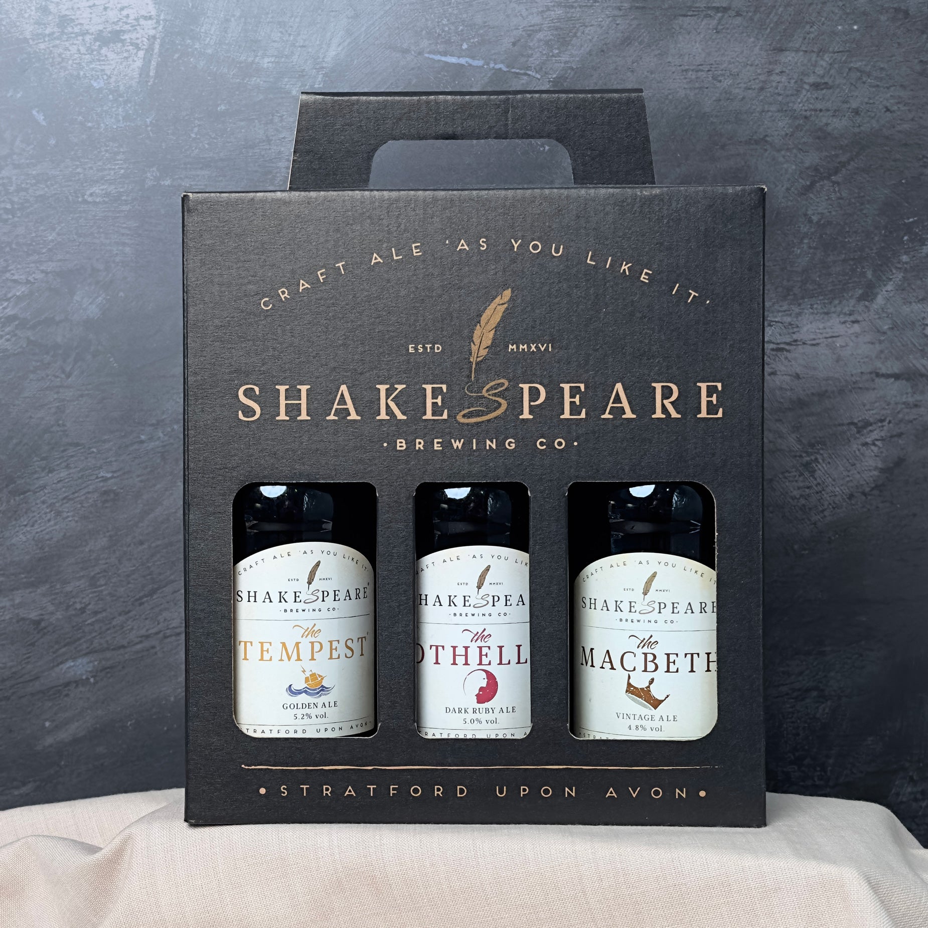 Shakespeare Brewing 3 Bottle Gift Box