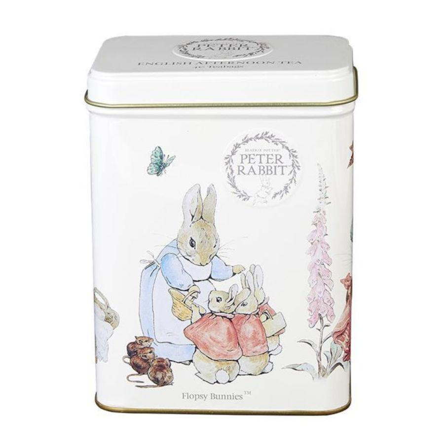 Beatrix Potter Flopsy Bunnies Tea Tin with 40 English Afternoon Teabags