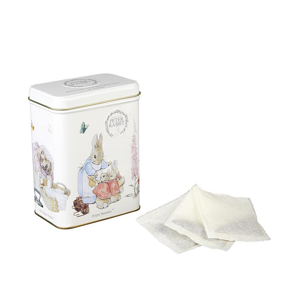 Beatrix Potter Flopsy Bunnies Tea Tin with 40 English Afternoon Teabags